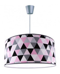 Lampa do pokoju dzicecego z kolorowym z abażurem 