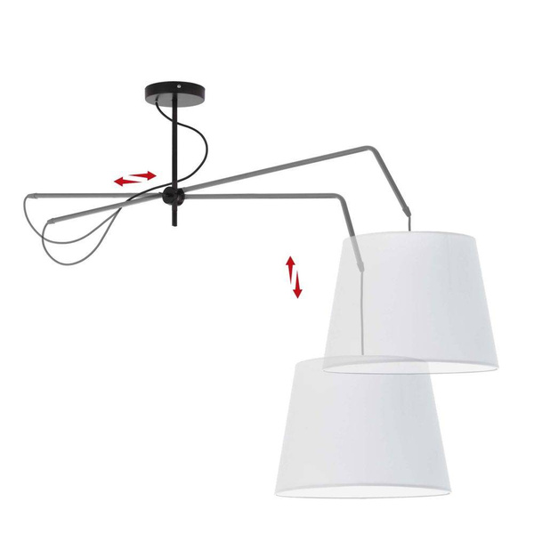 Lampa do pokoju dziecięcego niebieski abażur Oviedo