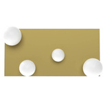 Nowoczesna lampa sufitowa BIBIONE GOLD, MLP8396, złota z białymi kloszami, 4x25W G9