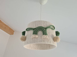 Lampa sufitowa do pokoju dziecięcego w stylu Boho Dinozaury 30 cm