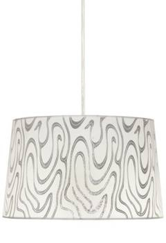 LAMPA SUFITOWA WISZĄCA CANDELLUX TIGER 31-94462   E27 BIAŁO-SREBRNY