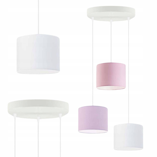 Lampa wisząca do pokoju dziecięcego miętowa Pueblo 