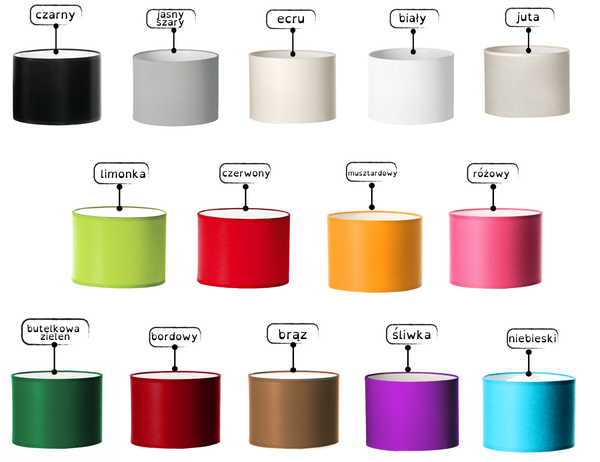 Lampa sufitowa do pokoju dziecka typu pająk Walec Spyder 3