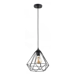 Lampa wisząca ALFA KOSMOS CZARNA 1xE27 27cm | 60971