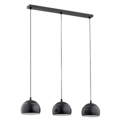 Lampa wisząca ALFA PLUS CZARNA 3xE14 60cm | 62292