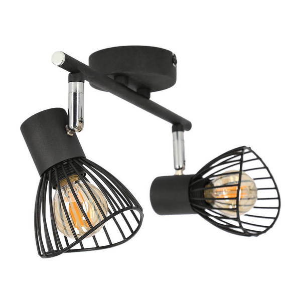 Lampa ścienna listwa 2xE14 39cm czarny FLY 92-61898