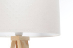 Lampa podłogowa dla dziewczynki i chłopca jasnokremowa trójnóg Jasmine