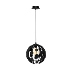 Lampa wisząca GAIA BLACK / WOOD 1xE27 60W MLP6326
