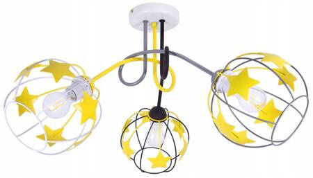 Lampa sufitowa do pokoju dziecka w gwiazdki Edison