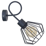 Biały kinkiet do pokoju chłopca i dziewczynki Edison Loft