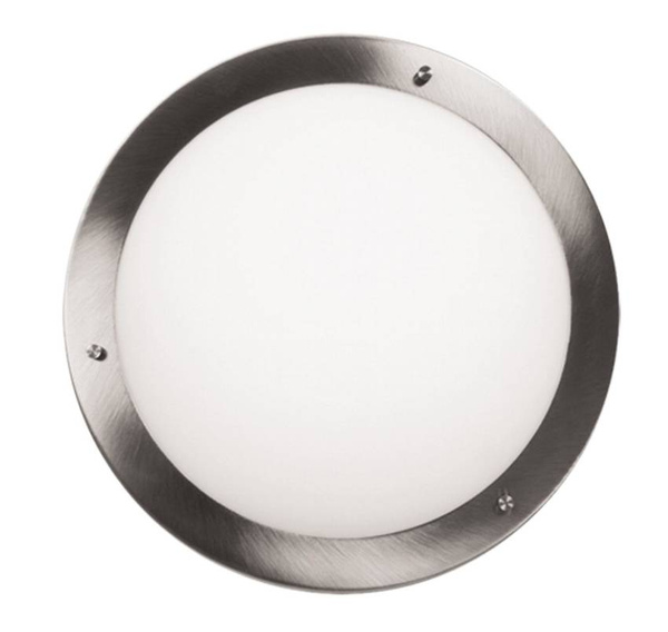 Lampa Sufitowa Candellux Aquila 14-84203 Plafon E27 Satyna Nikiel Ip44