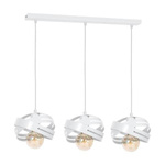 Nowoczesna lampa wisząca CORONA WHITE 3xE27 MLP4778