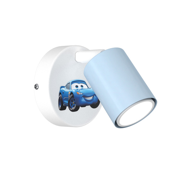 Lampa sufitowa do pokoju chłopca Autka GU10