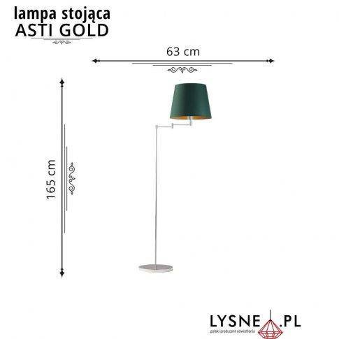 Lampa podłogowa ASTI GOLD
