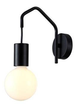 Kinkiet ścienny czarny matowy metalowa oprawka Basso Candellux 21-70999