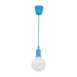 LAMPA WISZĄCA BUBBLE BLUE 5W E14 LED