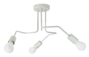 Lampa sufitowa do pokoju dziecka szara nowoczesna Vanessa 3-punktowa Led