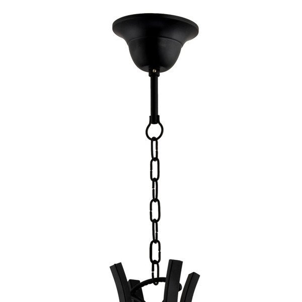 Nowoczesna lampa sufitowa SMITH IV czarny śr. 68cm