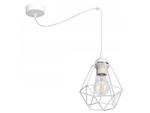 Nowoczesna czarna lampa wisząca pająk druciak mały Diamond 1