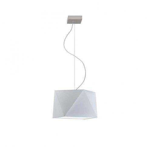 Lampa wisząca do pokoju dziecka miętowa Świetlisty Diamencik