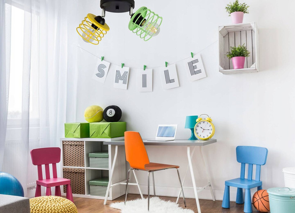 Lampa sufitowa do pokoju dziecka Magiczny Koszyczek 2xE27 Led 