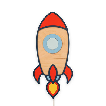 Lampka nocna do pokoju dziecięcego Rakieta