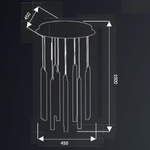 Lampa wisząca ALBA XII LED