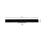 kinkiet PIERCE BLACK 24W LED ML6472