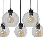 Nowoczesna lampa wisząca prostokąt SOFIA CLEAR MLP65900