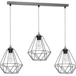 Lampa wisząca BASKET GRAY 3xE27