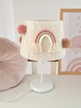 Lampka nocna dla dzieci w stylu Boho Delikatna Tęcza
