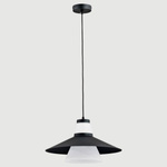 Nowoczesny lampa sufitowa MARVEL I czarny śr. 40cm