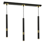 Lampa wisząca MONZA BLACK / GOLD 3xG9 8W MLP6334
