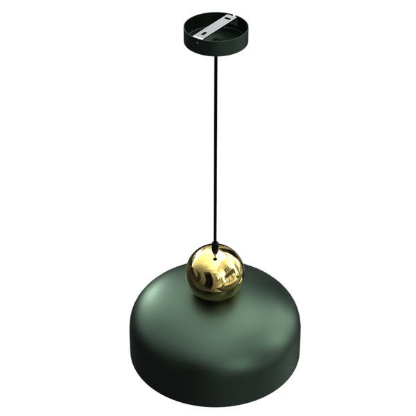 Lampa Wisząca HARALD GOLD/WHITE 1xE27
