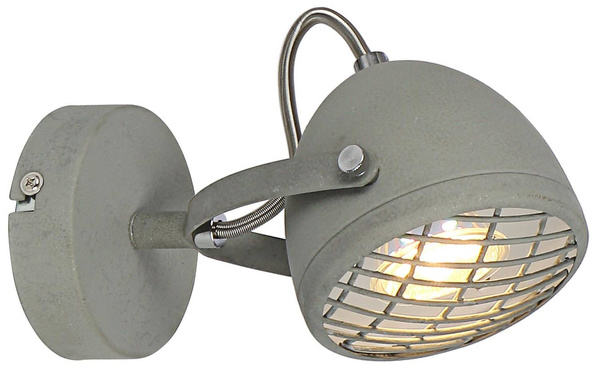 Lampa ścienna kinkiet 1X50W GU10 betonowy szary PENT 91-67999