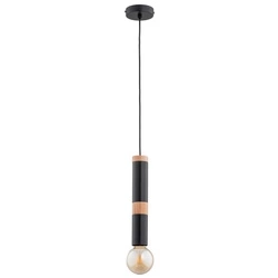 Lampa wisząca ALFA AKORD CZARNA 1xE27 10cm | 60950