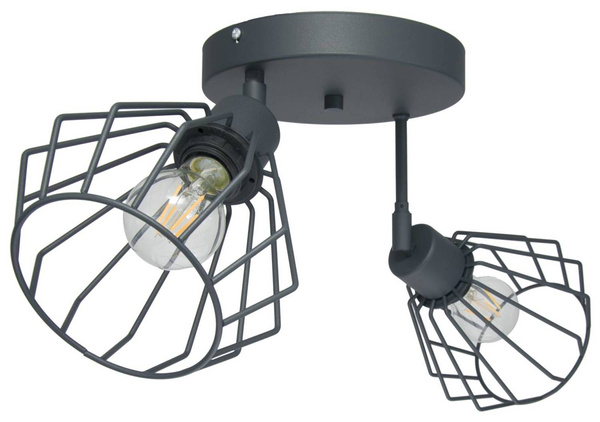 ARTEMIDA PLAFON 2 POZIOMY MODERNO GRAFIT