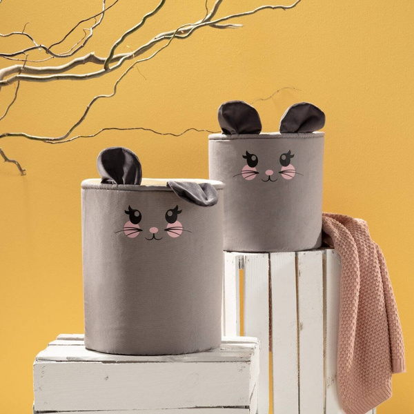 Kosz na zabawki Happy Band - Mouse 30x40cm