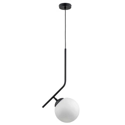 Lampa wisząca ALFA LIBERTY 200 PRO CZARNO-BIAŁA 1xE27 24cm | 61226