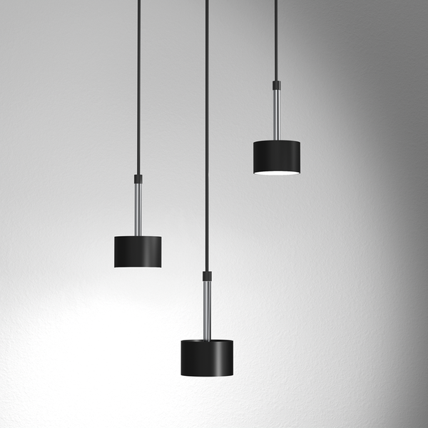 Lampa wisząca ARENA, MLP7786, czarny/srebrny, 3x11W GX53