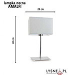 Lampka nocna do pokoju dziecka AMALFI