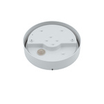 Lampa sufitowa i ścienna NOOK na e27 10W IP44 wys. 15cm | biały złoty