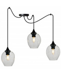 Lampa wisząca ze szklanymi kloszami nowoczesna typ Pająk 3xE27 Led 