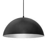 Lampa wisząca BETA, MLP8955, 45 cm, czarny/biały, 1x60W E27