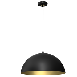Lampa wisząca BETA, MLP7973, 45 cm, czarny/złoty, 1x60W E27