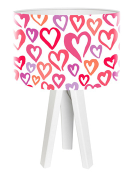 Lampka do pokoju dziewczynki Serca