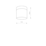 Lampa łazienkowa CAYO round 10cm