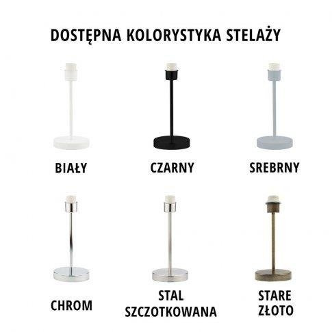 Lampka stołowa do pokoju dziewczynki różowa Bajkowy Diamencik 