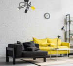 Lampa sufitowa do pokoju młodzieżowego kolorowa Zakręcony Cylinderek 3xGU10 