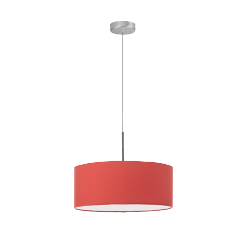 Lampa sufitowa do pokoju dziecka z abażurem 40 cm Tęczowy Cylinder 3xE27